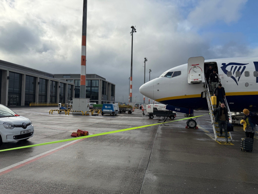 Zu sehen sind die verschiedenen Bereiche des Flughafen Berlin Brandenburg.