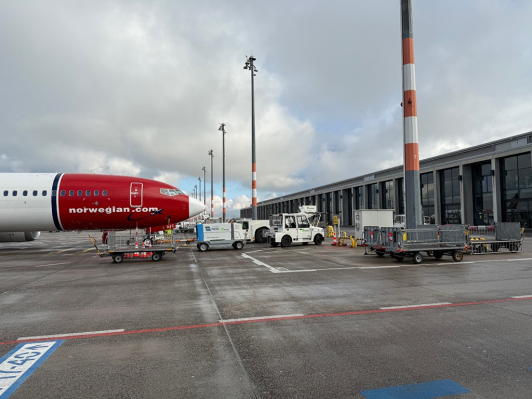 Zu sehen sind die verschiedenen Bereiche des Flughafen Berlin Brandenburg.