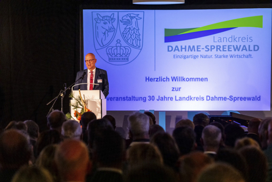 Impressionen der Festveranstaltung '30 Jahre Landkreis Dahme-Spreewald'.