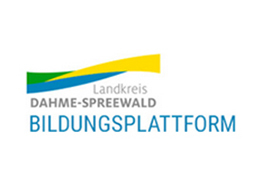 Zu sehen ist das Logo der Bildungsplattform des Landkreises Dahme-Spreewald.