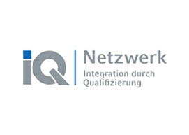 Zu sehen ist das Logo des iQ Netzwerk Integration.